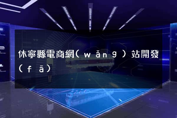 休寧縣電商網(wǎng)站開發(fā)