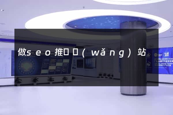 做seo推廣網(wǎng)站