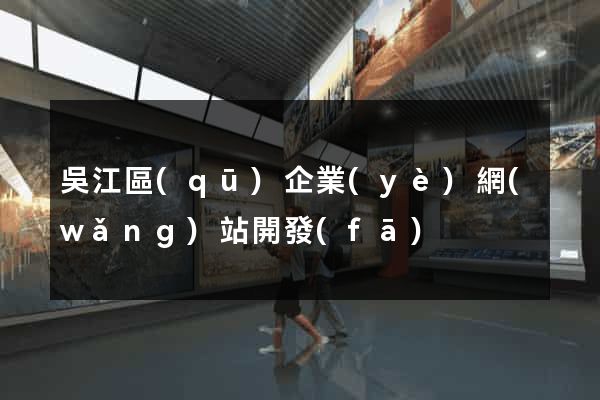 吳江區(qū)企業(yè)網(wǎng)站開發(fā)