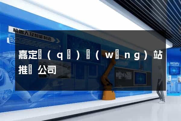 嘉定區(qū)網(wǎng)站推廣公司