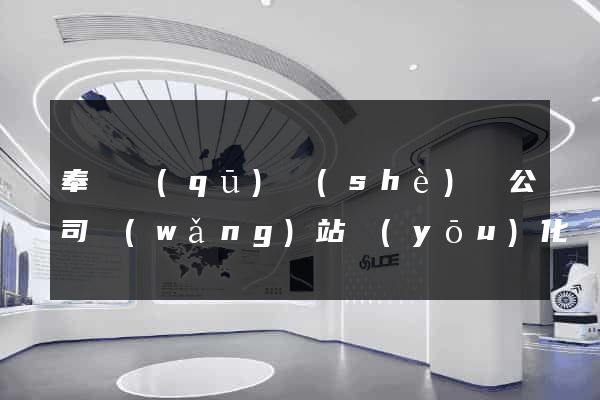 奉賢區(qū)設(shè)計公司網(wǎng)站優(yōu)化