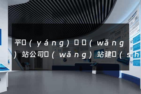 平陽(yáng)縣網(wǎng)站公司網(wǎng)站建設(shè)