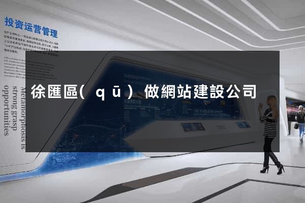 徐匯區(qū)做網站建設公司