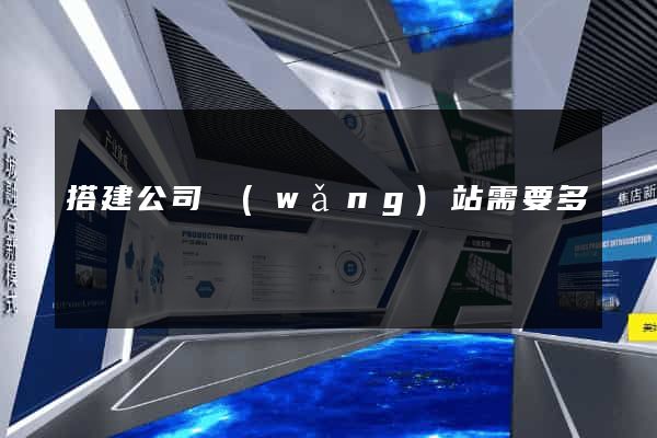 搭建公司網(wǎng)站需要多錢