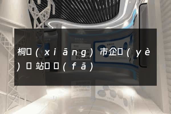 桐鄉(xiāng)市企業(yè)網站開發(fā)