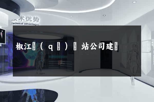 椒江區(qū)網站公司建設