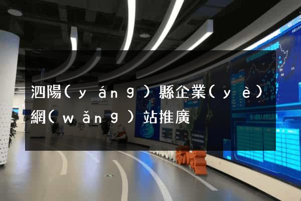 泗陽(yáng)縣企業(yè)網(wǎng)站推廣