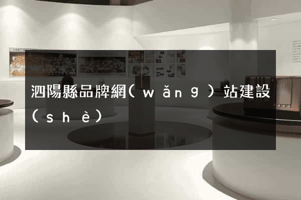 泗陽縣品牌網(wǎng)站建設(shè)