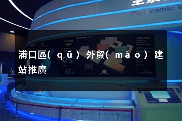 浦口區(qū)外貿(mào)建站推廣