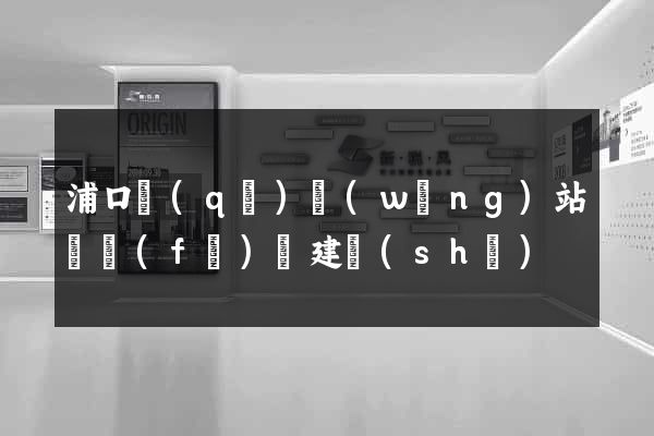 浦口區(qū)網(wǎng)站開發(fā)與建設(shè)