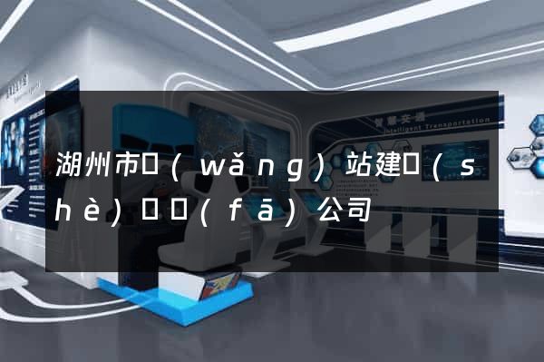 湖州市網(wǎng)站建設(shè)開發(fā)公司