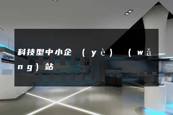 科技型中小企業(yè)網(wǎng)站
