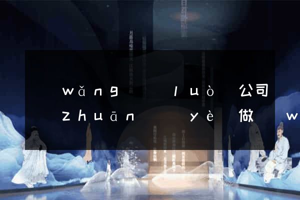 網(wǎng)絡(luò)公司專(zhuān)業(yè)做網(wǎng)站