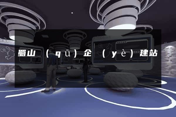 蜀山區(qū)企業(yè)建站