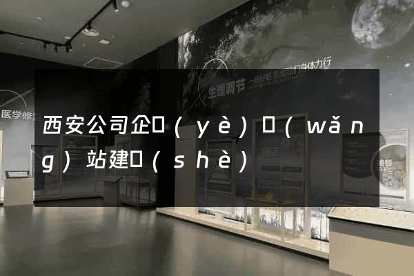 西安公司企業(yè)網(wǎng)站建設(shè)