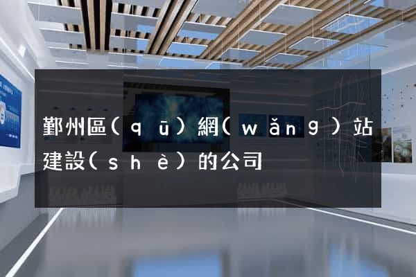鄞州區(qū)網(wǎng)站建設(shè)的公司