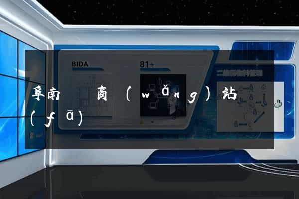 阜南縣電商網(wǎng)站開發(fā)