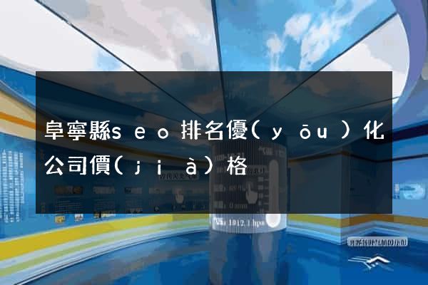 阜寧縣seo排名優(yōu)化公司價(jià)格